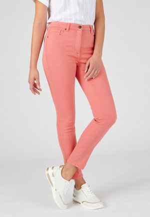 Damart 7/8ÈME TAILLE HAUTE PERFECT - Vaqueros slim fit - vieux rose