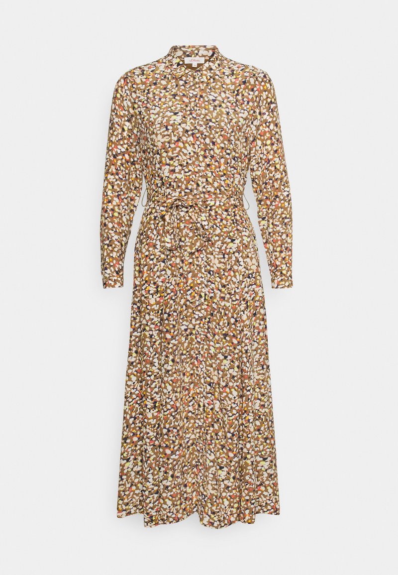 s.Oliver Maxi-jurk lichtbruin