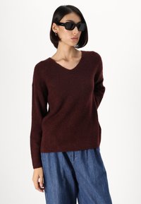 ONLY Tall ONLCAMILLA TALL - Strickpullover - port royale