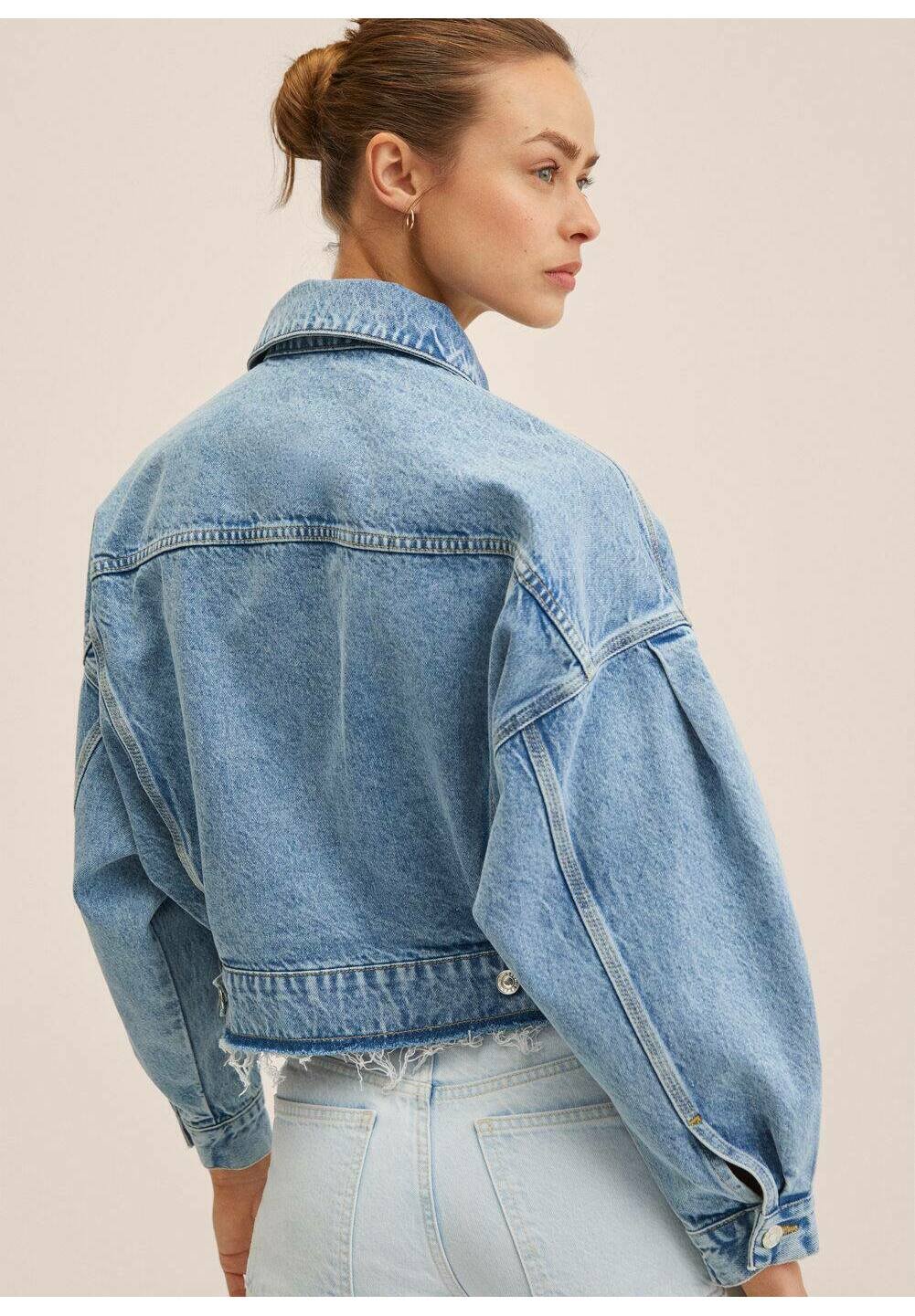 Mango AMALIEN - Denim jacket - bleu 