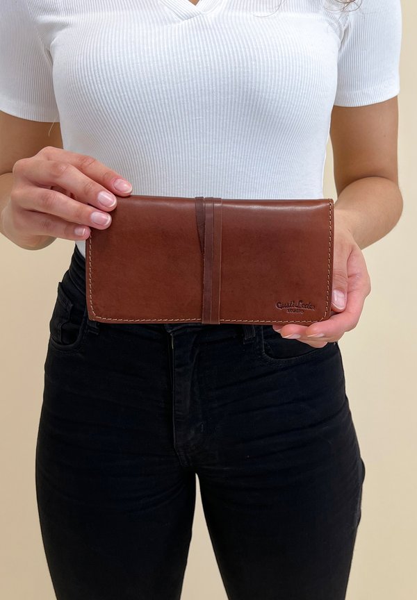 CASPER - Federmäppchen - dunkelbraun