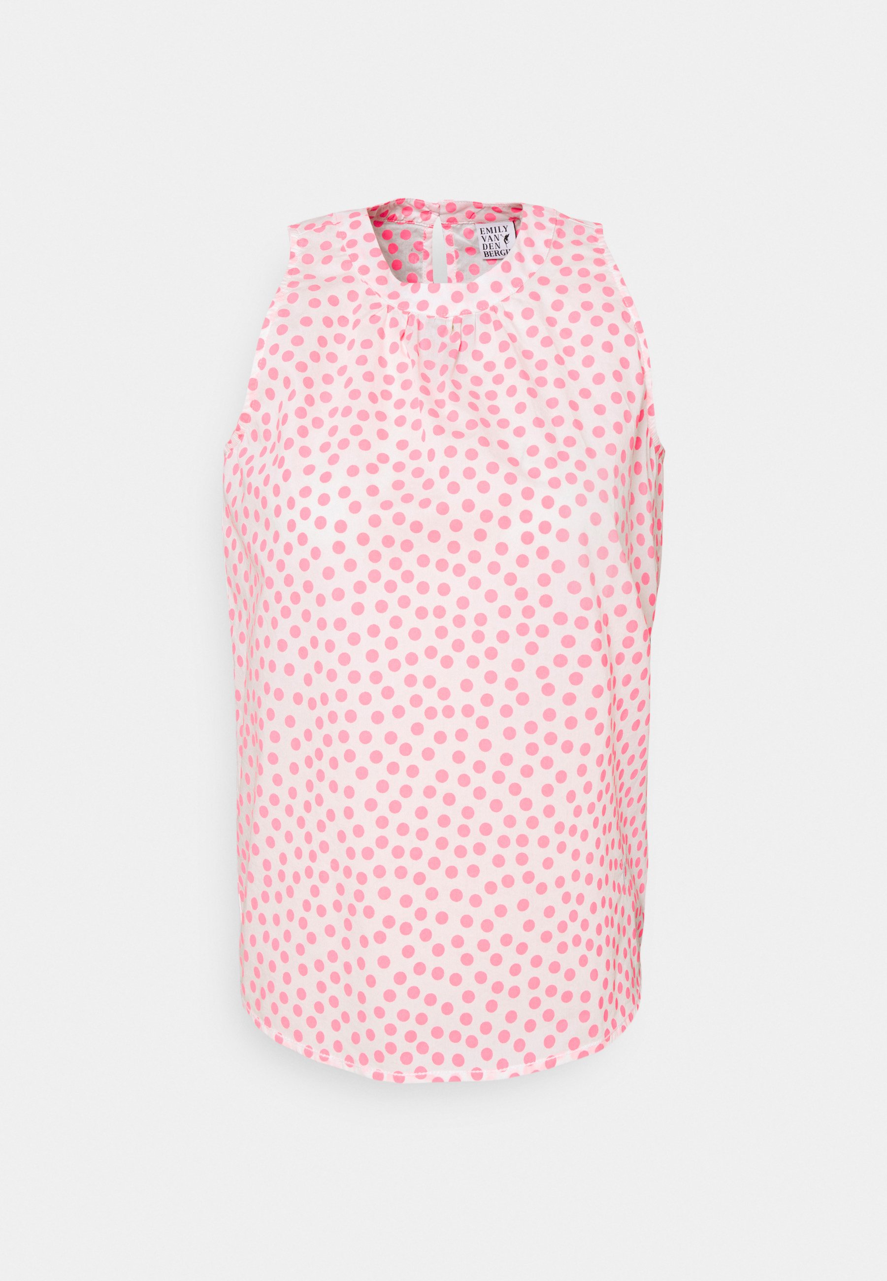 Emily Van Den Bergh Top Neon Pink White Zalando Ie