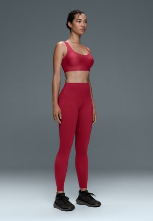 OYSHO, PERFECT-ADAPT HIGH-RISE ANKLE-LENGTH LEGGINGS - Legging (type pantalon) - red