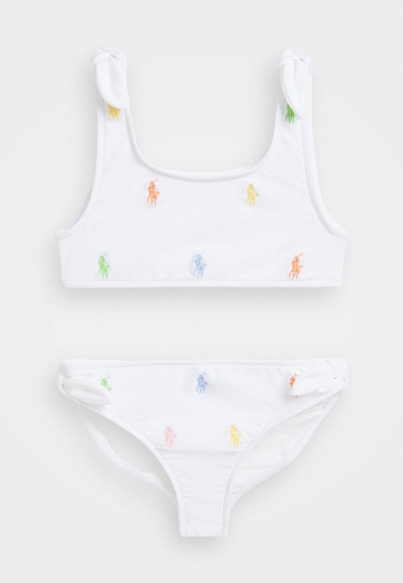 Polo Ralph Lauren POLO PONY TWO PIECE SWIMSUIT - Bikiny - white/multi color