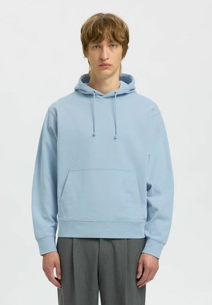 SLHRELAXLUKE - Sweat à capuche - cashmere blue