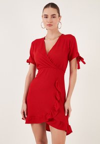 Unselected, red