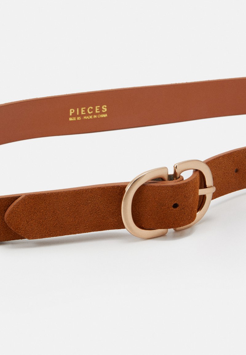 Pieces PCJUVA JEANS BELT Cinturón cognac/gold-coloured/coñac