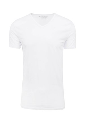 STRETCH V-NECK - T-Shirt basic - wit