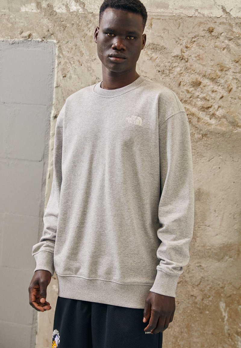 Felpa Uomo Urban Classics Light Terry Crew - Morbida, Oversize, Grigio Asfalto - Taglia XXXXL - 3
