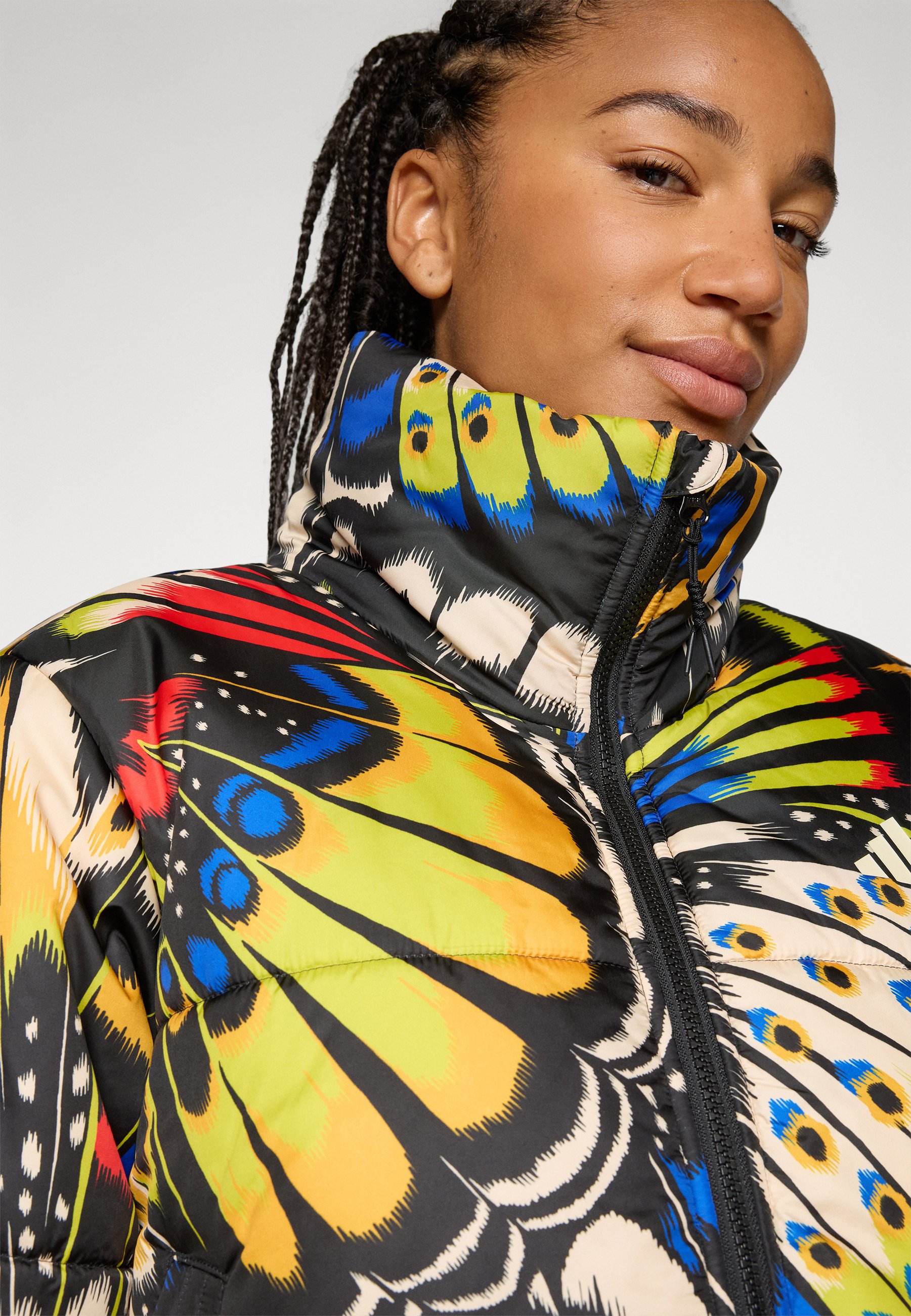 adidas Sportswear FARM PADDED - Giacca invernale -  black/hirblu/lusred/multicolore - Zalando.it