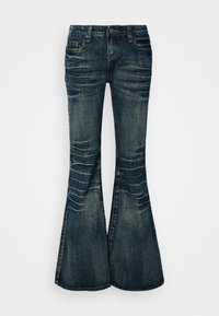 Jaded London EXTREME - Trapezaste traperice - denim