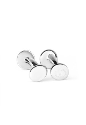 ESSENTIALS MINI ROUND - Cufflinks - silver-coloured