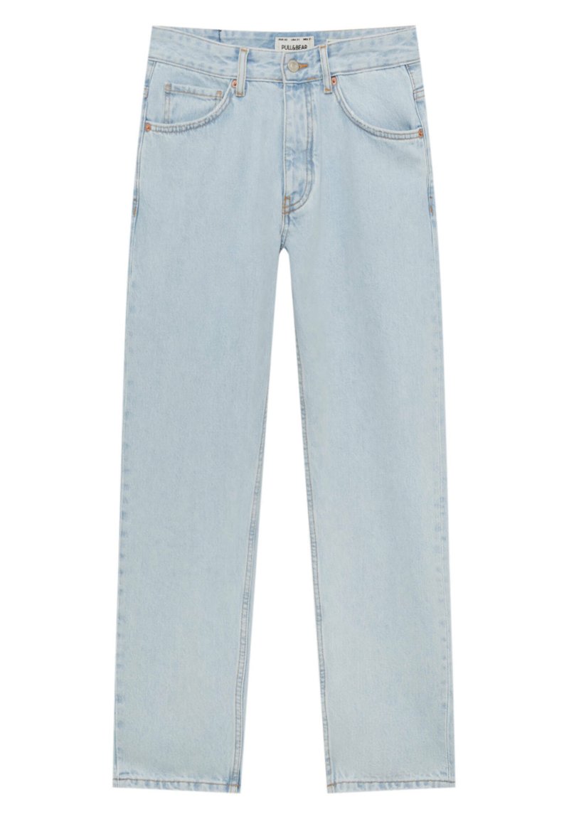 PULL&BEAR BASIC STANDARD FIT Blugi drepți light blue/albastru