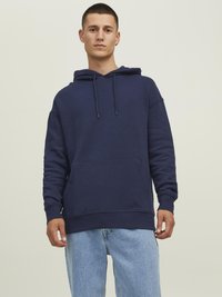 Jack & Jones - JJESTAR BASIC HOOD - Kapuzenpullover - navy blazer Thumbnail-Bild 1