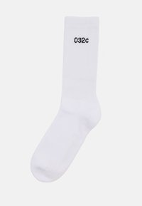 CREW SOCKS UNISEX - Calcetines - white/ black