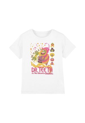 Disney, THE MUPPETS DR TEETH 70'S POSTER UNISEX - Print T-shirt - white