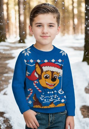 Paw Patrol, Strickpullover - blau