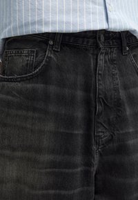 PULL&BEAR SUPER BAGGY WASHED FINISH - Široke kavbojke - dark grey