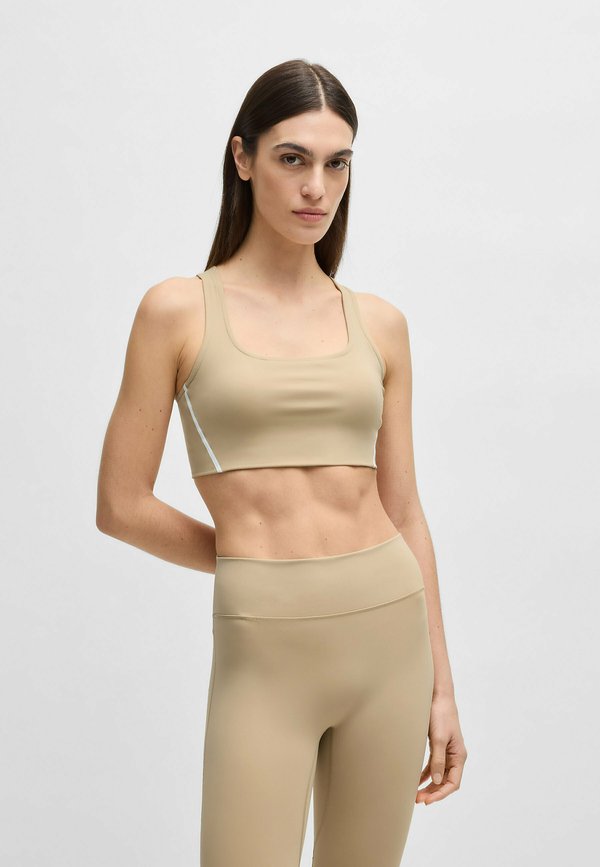 Medium support sports bra - beige nine