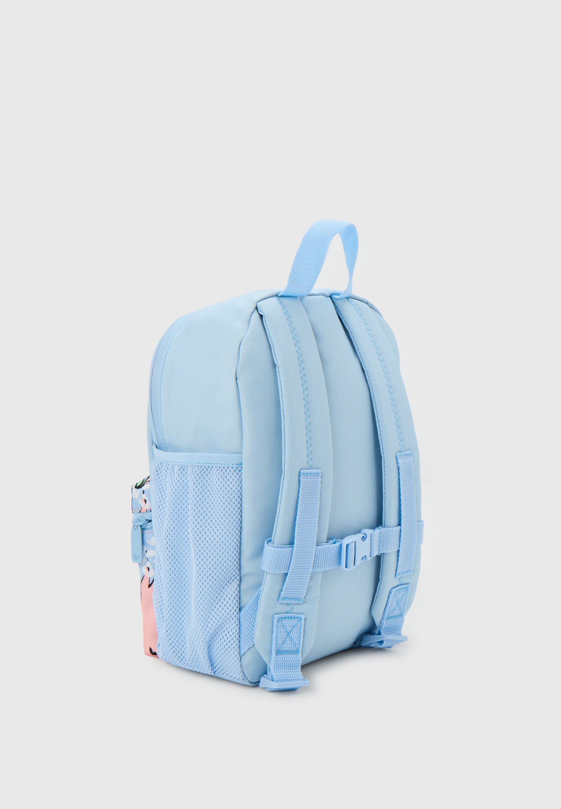 clear blue backpack