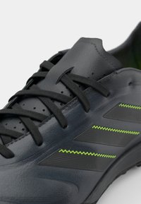 adidas Performance COPA PURE III LEAGUE TF - Turf football boots - core black/dgh solid grey/lucid lemon