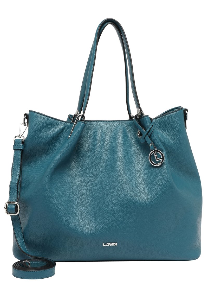 L.CREDI EBONY - Shopping bag - petrol