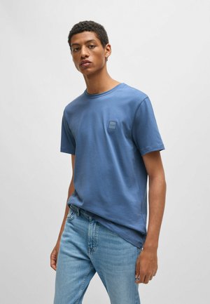 BOSS TALES - Basic T-shirt - open blue