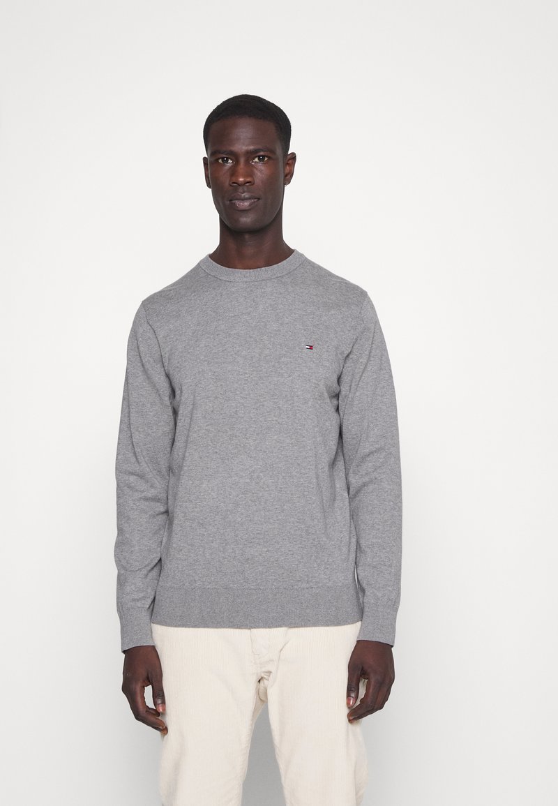 Tommy Hilfiger CREW NECK - Camisola - medium grey heather