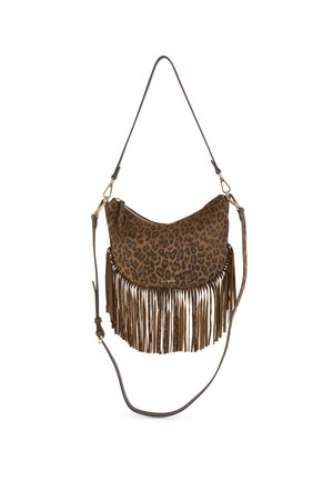nat & nin LUNE FRANGE - Borsa a mano - leopard