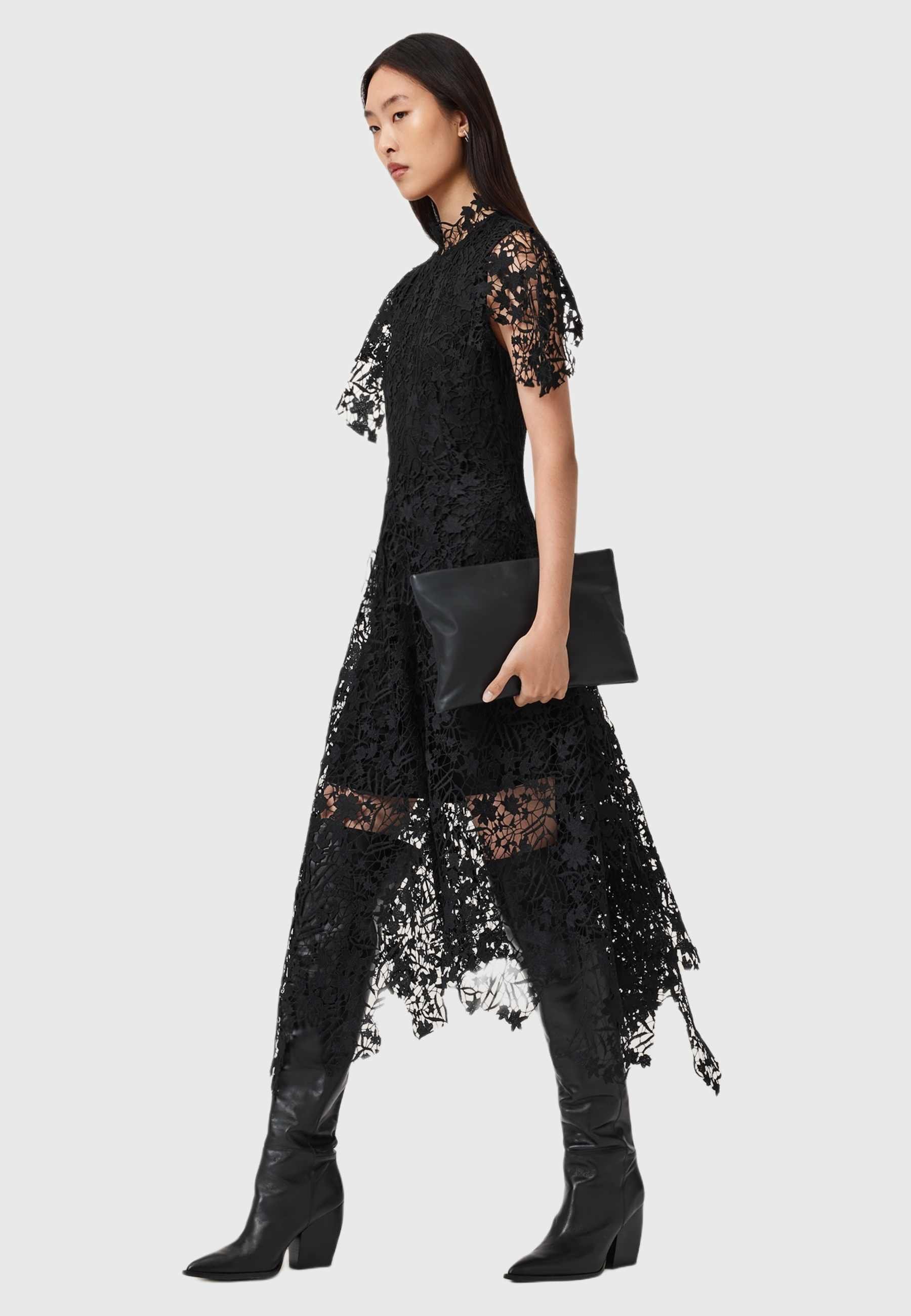 AllSaints SAEGE - Maxi dress - black - Zalando