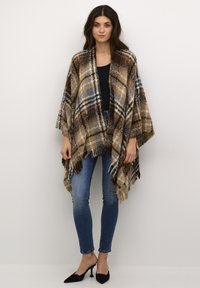 Cream CRTIKA - Cape - earth brown check