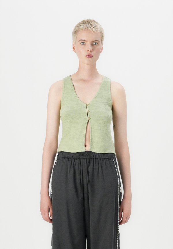 BREN - Waistcoat - pistachio