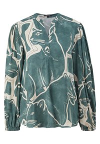 comma Blouse - turquoise