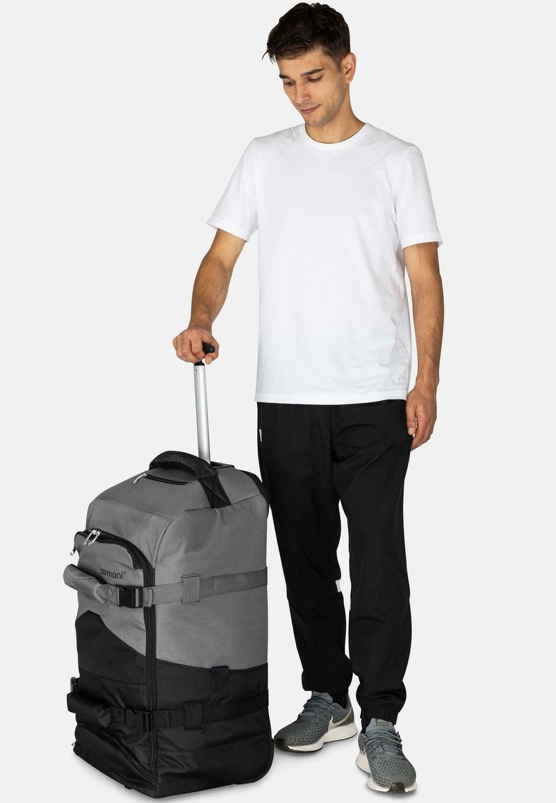 Normani REISE MIT FUNKTION 90 L MIT 4 - Tagesrucksack - schwarz grau