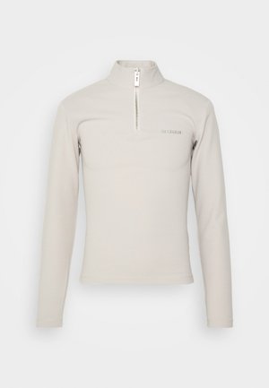 Han Kjøbenhavn LOGO HALF ZIP SHARP LONG SLEEVE - Majica z dolgimi rokavi - grey