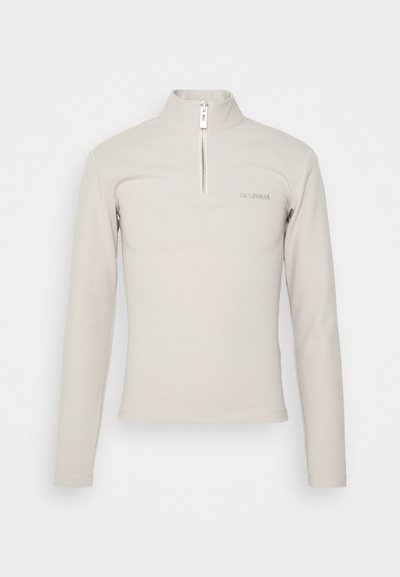 Han Kjøbenhavn LOGO HALF ZIP SHARP LONG SLEEVE - Μπλούζα με μακριά μανίκια - grey