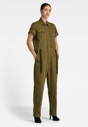 ARMY JUMPSUIT S\S - Jumpsuit - dark olive