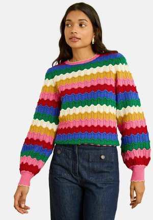 REGULAR FIT - Jumper - wavy rainbow balloon sleeve