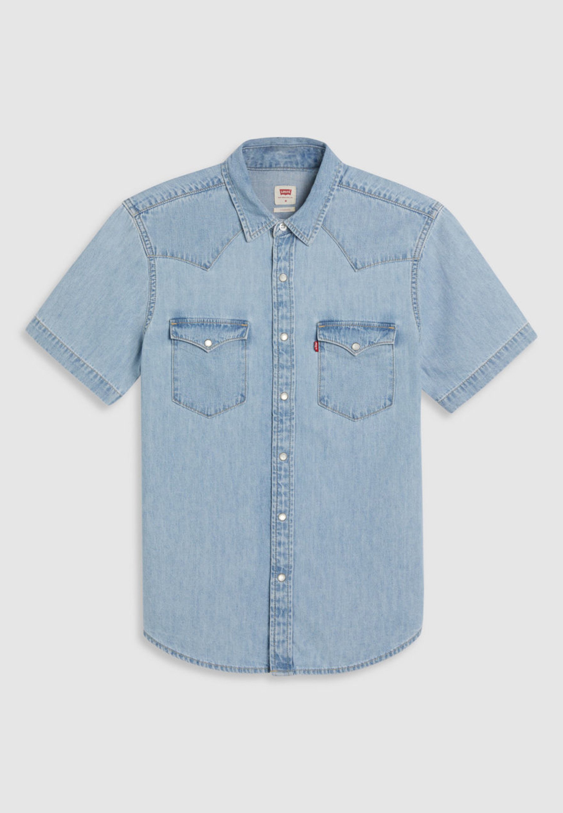 Levi's® CLASSIC WESTERN - Shirt - blue denim - Zalando.ie