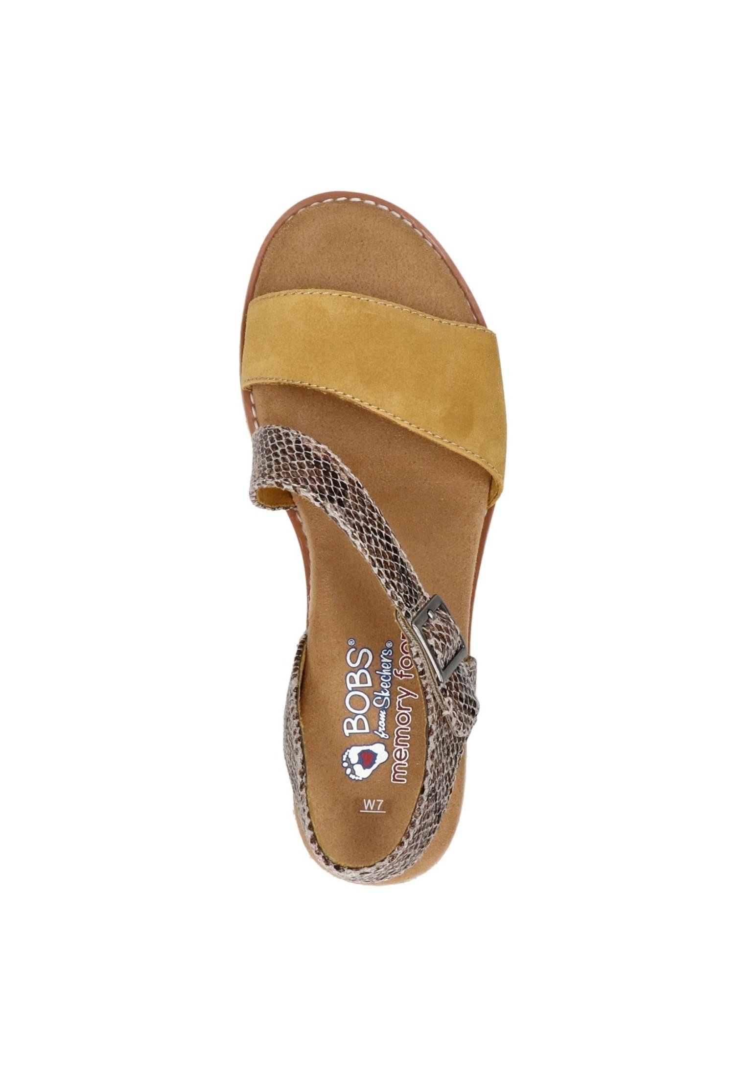 BOBS from Skechers Sandalias de cuña - geel/amarillo - Zalando.es