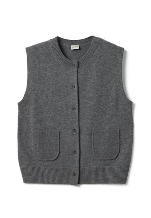 Stefanel, GILET REGULAR FIT. - Chaleco - grey marl