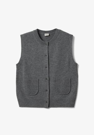 Stefanel, GILET REGULAR FIT. - Weste - grey marl