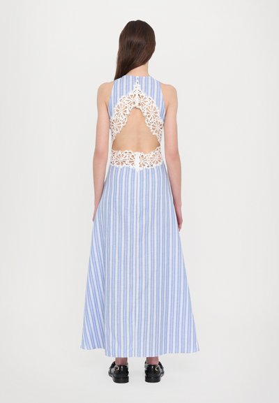 sandro ROBE - Dienas kleita - bleu/blanc