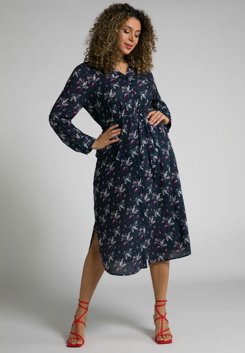 Ulla Popken Robe chemise - marine/bleu marine - ZALANDO.FR