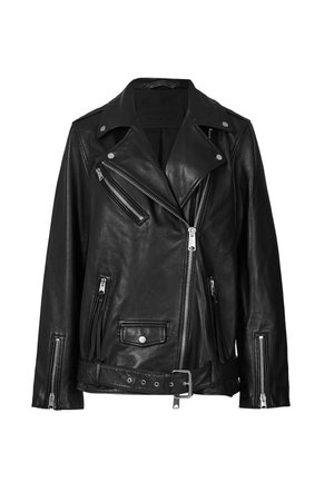 AllSaints BILLIE BIKER - Leather jacket - black