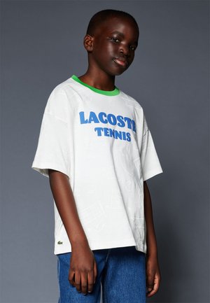 Lacoste, TEE CREATIVE CAPSULE UNISEX - T-shirt imprimé - flour/multi-coloured