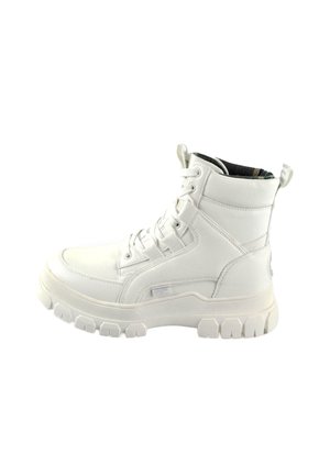 Stivaletti con plateau - white