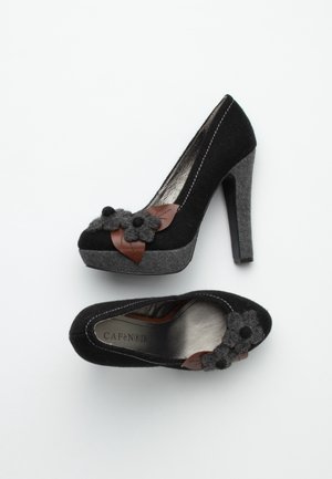 Zapatos altos - black