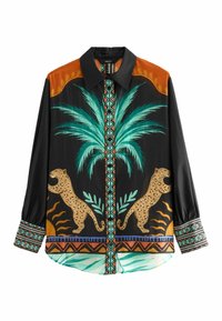 Next LONG SLEEVE - Košilová halenka  - black animal placement print