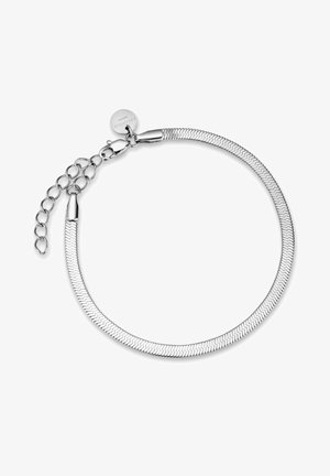 Rosefield FLAT SNAKE - Armband - silver-coloured